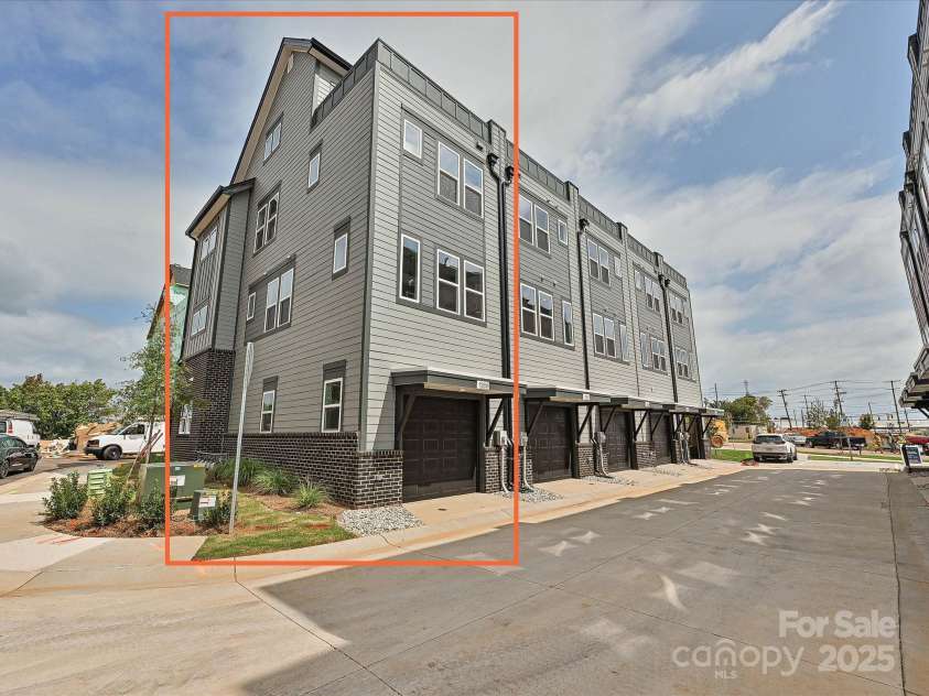 1308 Walter Taylor Way, Charlotte, NC 28206.  MLS# CAR4207800, YatesRealty ID 25470. Garage Side Exterior