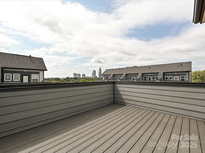 1308 Walter Taylor Way, Charlotte, NC 28206.  MLS# CAR4207800, YatesRealty ID 25470. Rooftop Terrace