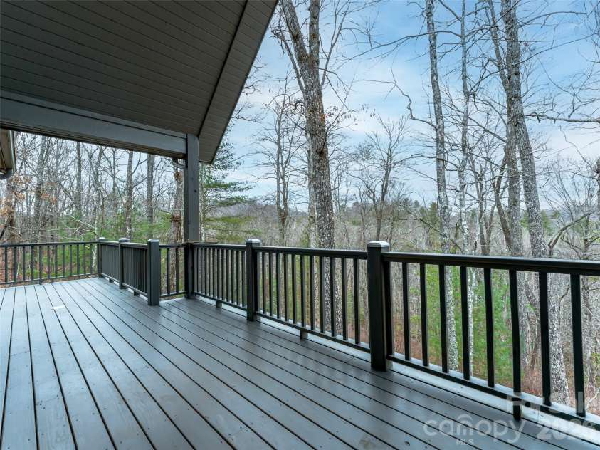 472 Cardinal Road, Brevard, NC 28712.  MLS# CAR4339828, YatesRealty ID 2548. Back Deck