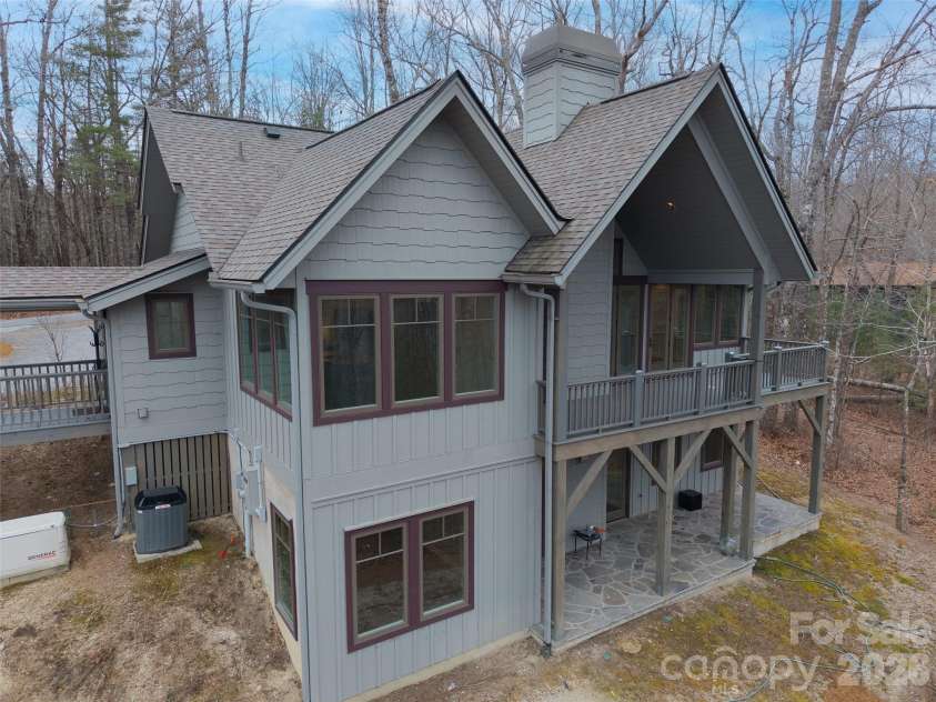 472 Cardinal Road, Brevard, NC 28712.  MLS# CAR4339828, YatesRealty ID 2548. Back of House