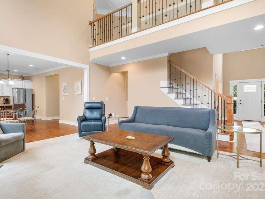738 Kemp Road, Mooresville, NC 28117.  MLS# CAR4273057, YatesRealty ID 25481. Living room