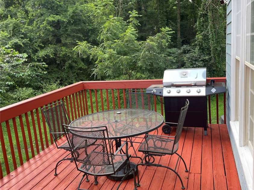 2836 Pickering Road, Greensboro, NC 27407.  MLS# CAR4275274, YatesRealty ID 25483. Back Deck
