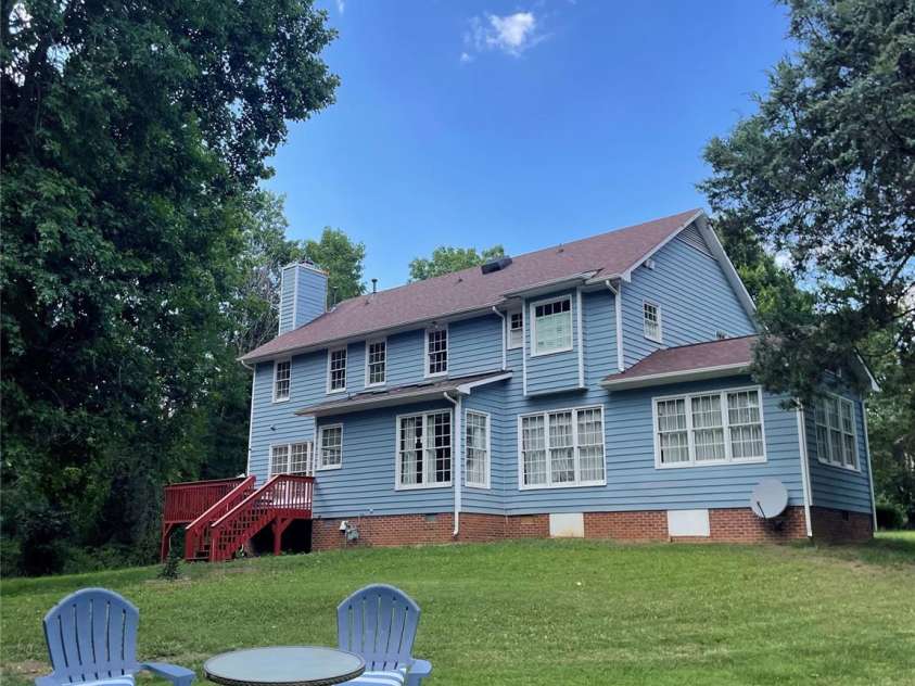 2836 Pickering Road, Greensboro, NC 27407.  MLS# CAR4275274, YatesRealty ID 25483. Back of house