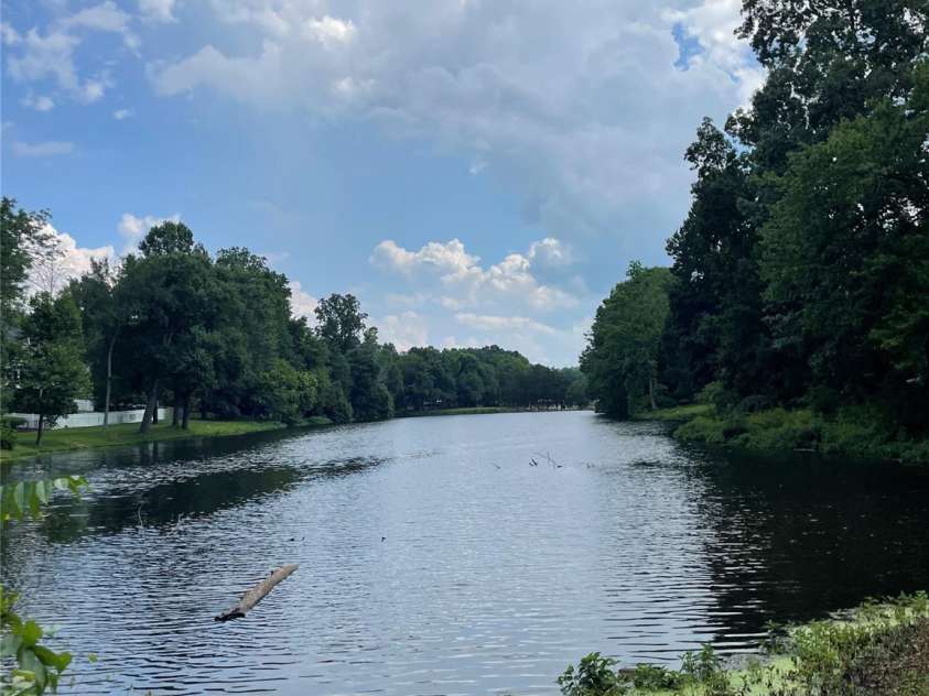 2836 Pickering Road, Greensboro, NC 27407.  MLS# CAR4275274, YatesRealty ID 25483. Lake in backyard