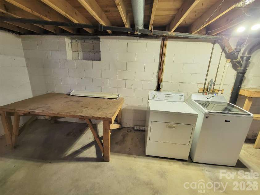 45 Browndale Road, Asheville, NC 28805.  MLS# CAR4383844, YatesRealty ID 25484. Laundry Area