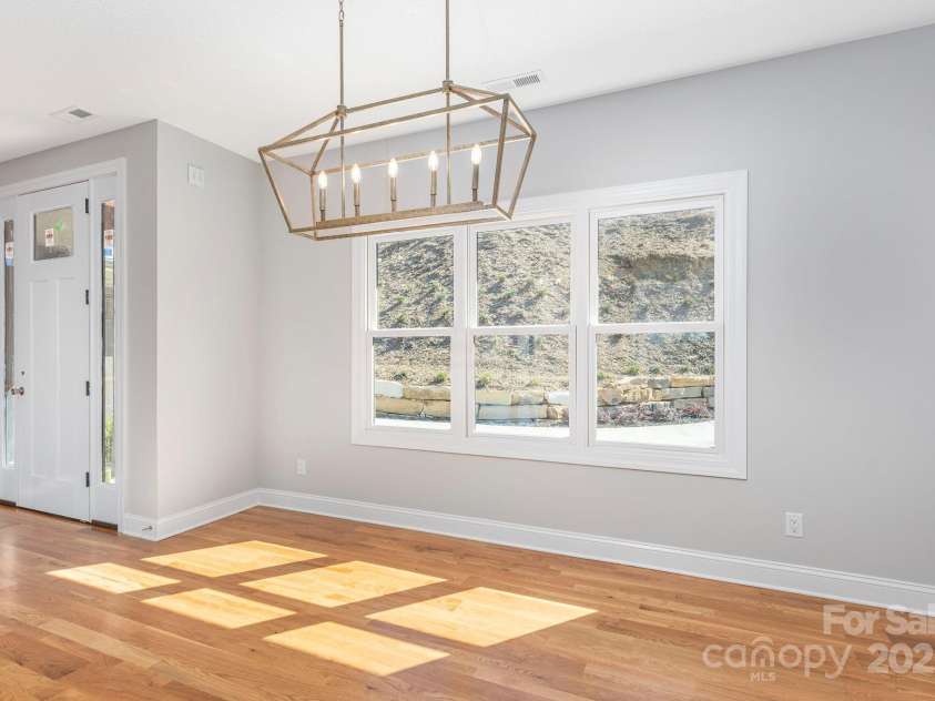 54 Herron View Lane, Weaverville, NC 28787.  MLS# CAR4225243, YatesRealty ID 25495. View from the dining room