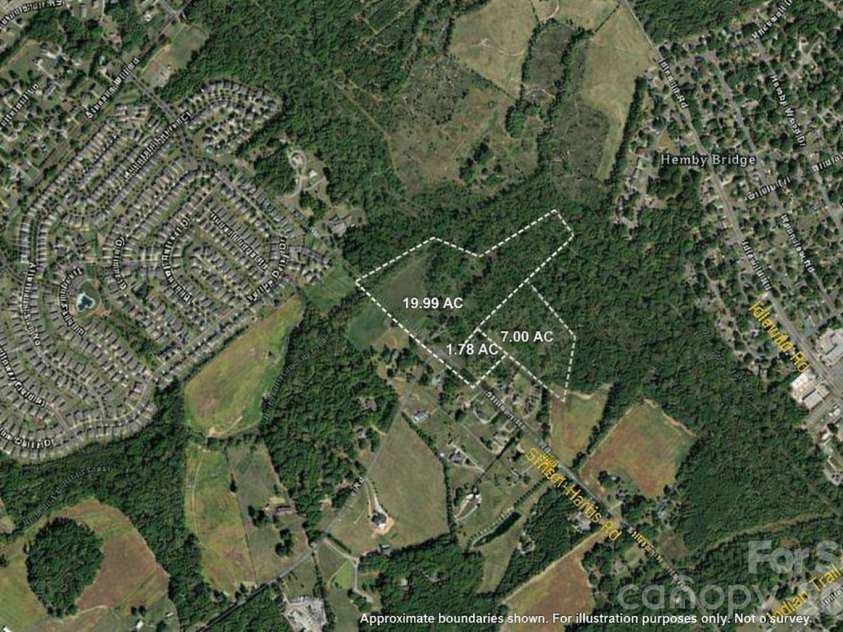 7803 Stinson Hartis Road, Indian Trail, NC 28079.  MLS# CAR4303385, YatesRealty ID 2551. 