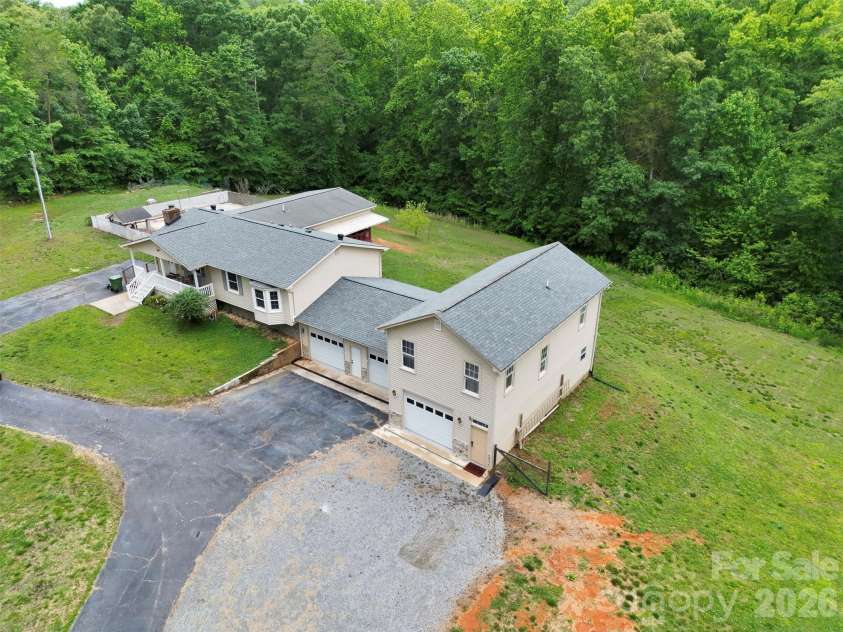 229 Oakridge Road, Stanley, NC 28164.  MLS# CAR4386671, YatesRealty ID 25518. Aerial side view