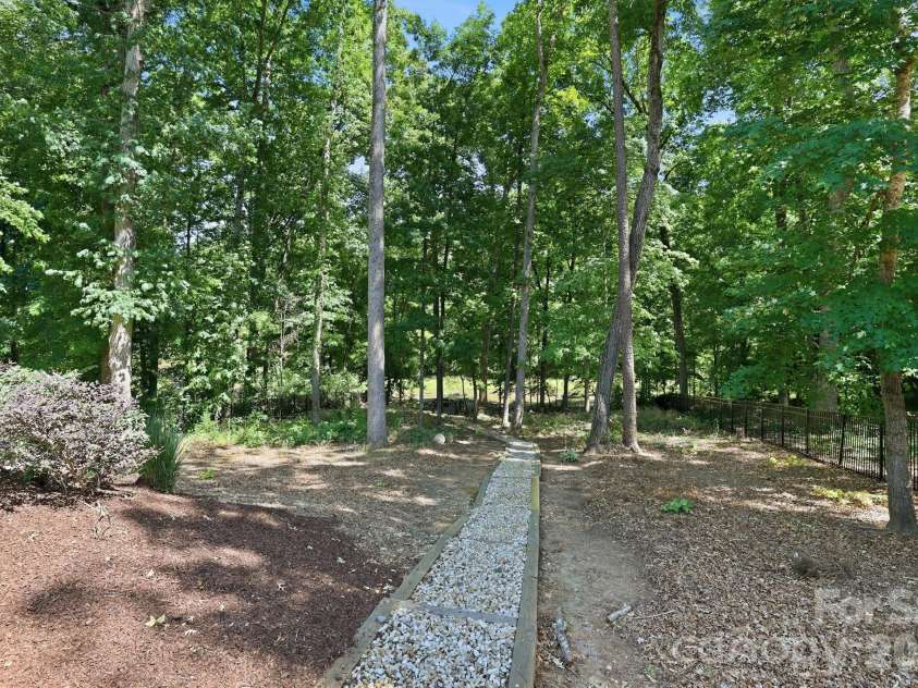 11710 Egrets Point Drive, Charlotte, NC 28278.  MLS# CAR4384721, YatesRealty ID 25521. Backyard Path to the lakefront