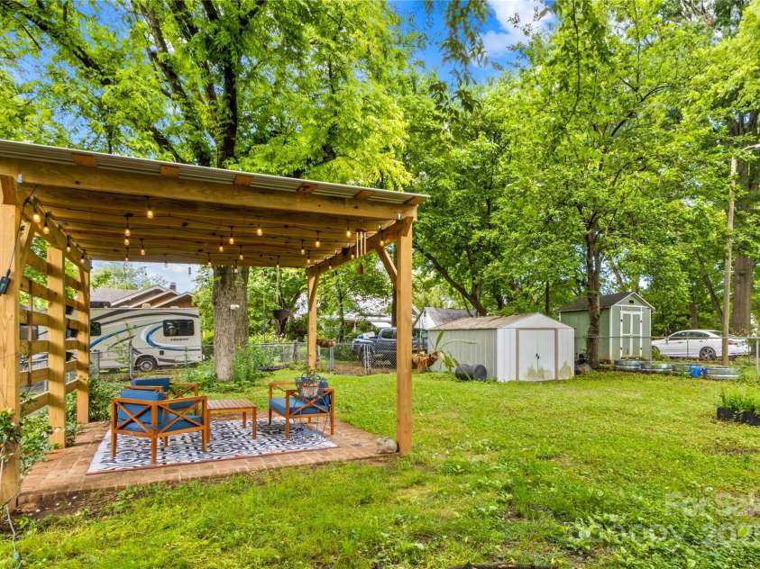 119 Wiley Avenue, Salisbury, NC 28144.  MLS# CAR4250756, YatesRealty ID 25522. Pergola