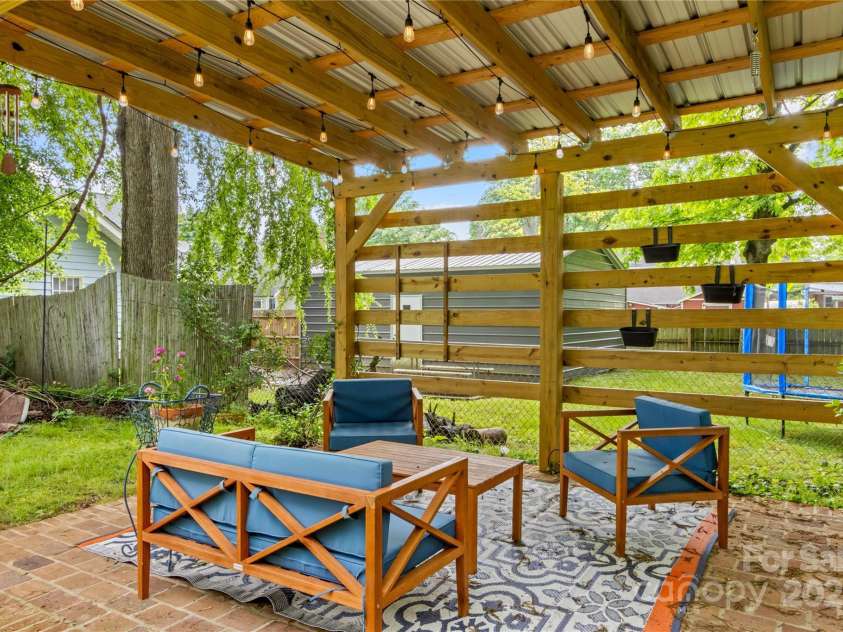 119 Wiley Avenue, Salisbury, NC 28144.  MLS# CAR4250756, YatesRealty ID 25522. Pergola