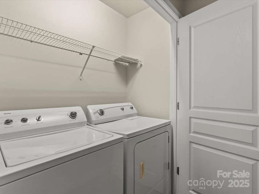 6411 Royal Celadon Way, Charlotte, NC 28269.  MLS# CAR4278630, YatesRealty ID 25530. Lower level laundry