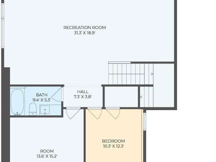40 Malvern Walk, Asheville, NC 28806.  MLS# CAR4419917, YatesRealty ID 25535. Basement Level
