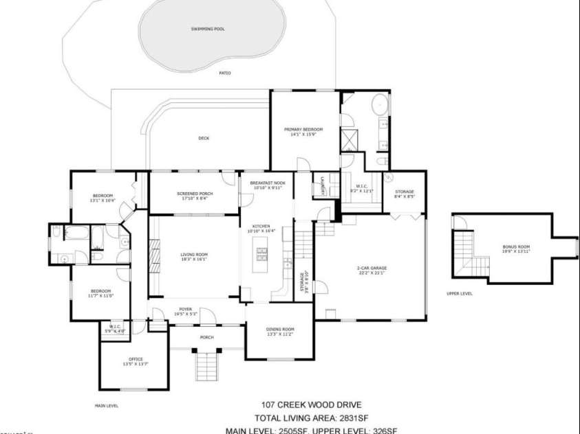 107 Creekwood Drive, Dallas, NC 28034.  MLS# CAR4275706, YatesRealty ID 25543. 