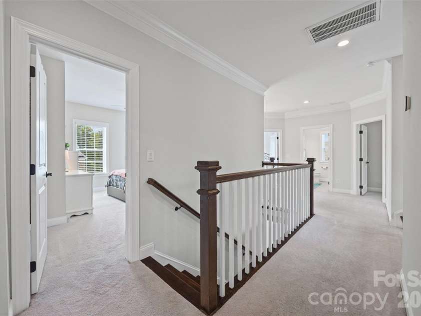 323 Forsythia Lane, Tega Cay, SC 29708.  MLS# CAR4377014, YatesRealty ID 25548. Upstairs hallway