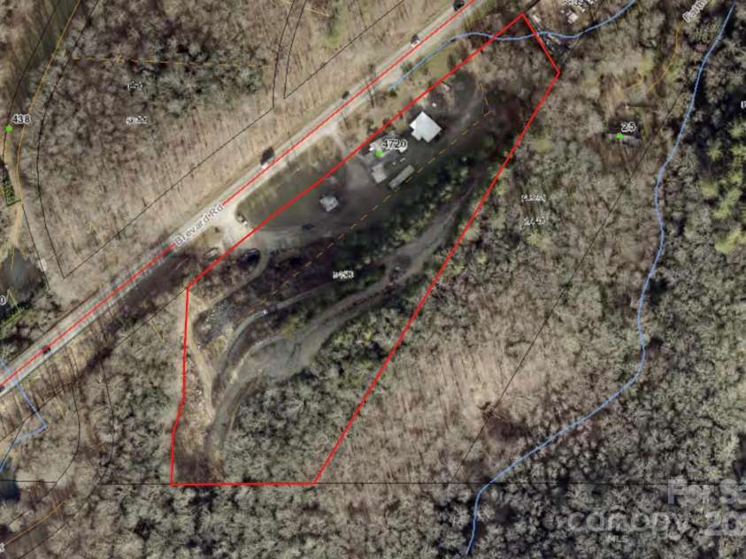 4720 Brevard Road, Horse Shoe, NC 28742.  MLS# CAR4278026, YatesRealty ID 25552. Aerial View