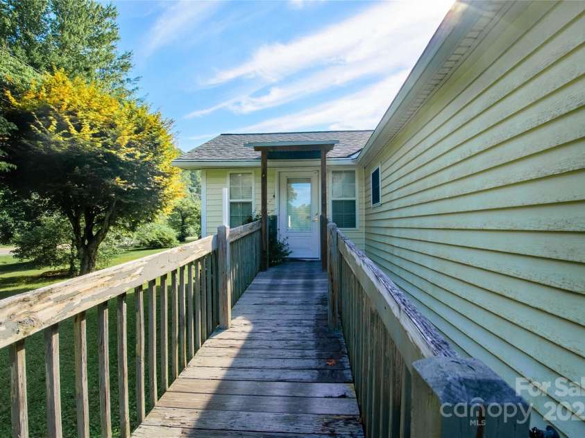 4720 Brevard Road, Horse Shoe, NC 28742.  MLS# CAR4278026, YatesRealty ID 25552. Ramp Entrance