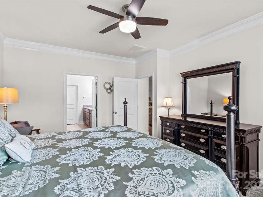117 Cup Chase Drive, Mooresville, NC 28115.  MLS# CAR4279101, YatesRealty ID 25558. Primary Bedroom and Primary Bath