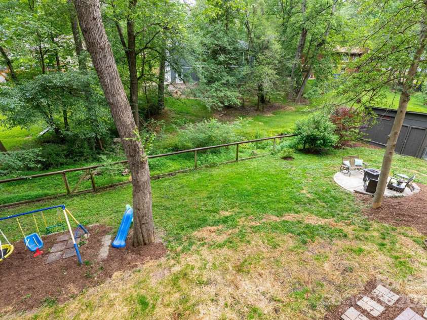 14 New Bern Drive, Fletcher, NC 28732.  MLS# CAR4277461, YatesRealty ID 25567. View from back deck