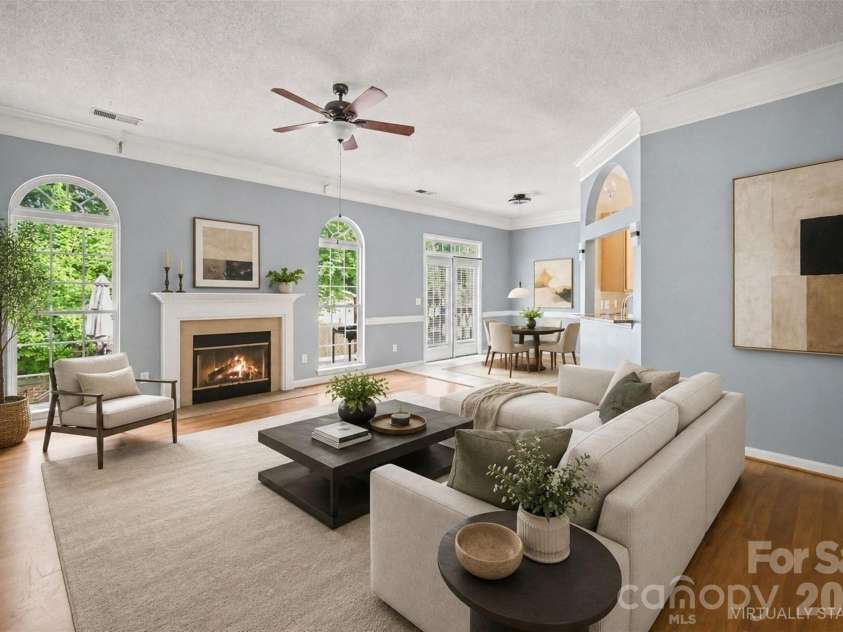 10026 Dauphine Drive, Charlotte, NC 28216.  MLS# CAR4385192, YatesRealty ID 25574. Virtually staged
