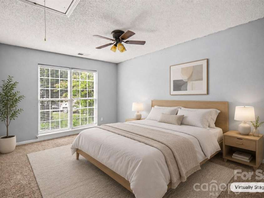 10026 Dauphine Drive, Charlotte, NC 28216.  MLS# CAR4385192, YatesRealty ID 25574. Virtually staged