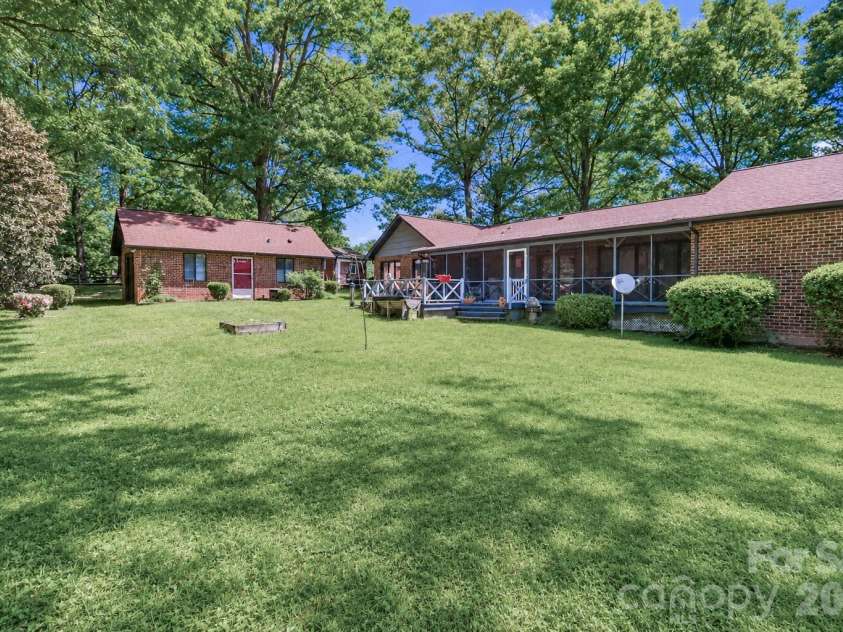 156 Monte Vista Road, Statesville, NC 28625.  MLS# CAR4379805, YatesRealty ID 25577. Back elevation showing guest house