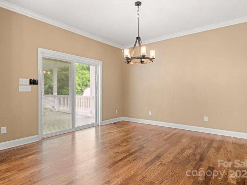 7545 Haley Lane, Indian Land, SC 29707.  MLS# CAR4215589, YatesRealty ID 25577. Dining area with access to covered backporch