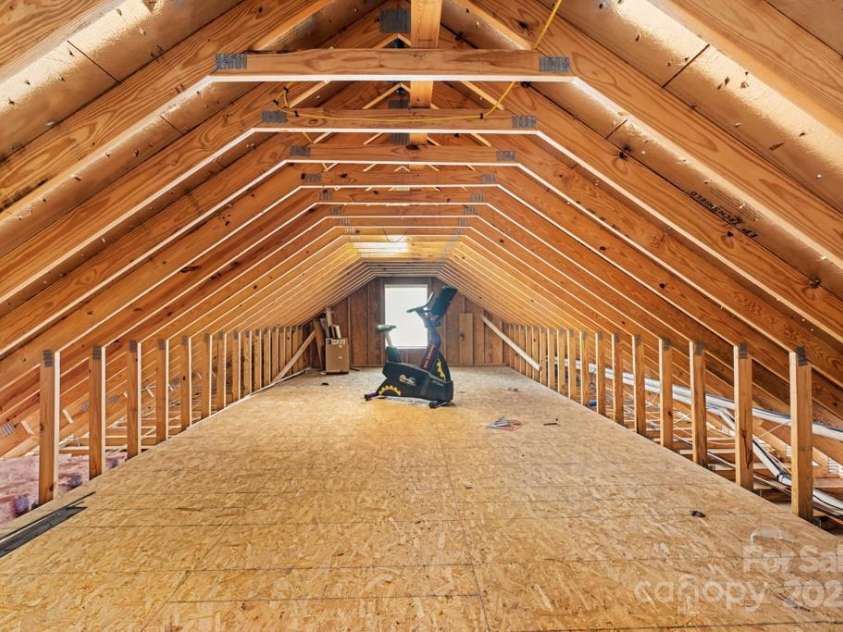 7545 Haley Lane, Indian Land, SC 29707.  MLS# CAR4215589, YatesRealty ID 25577. Walk in attic storage on 2nd floor