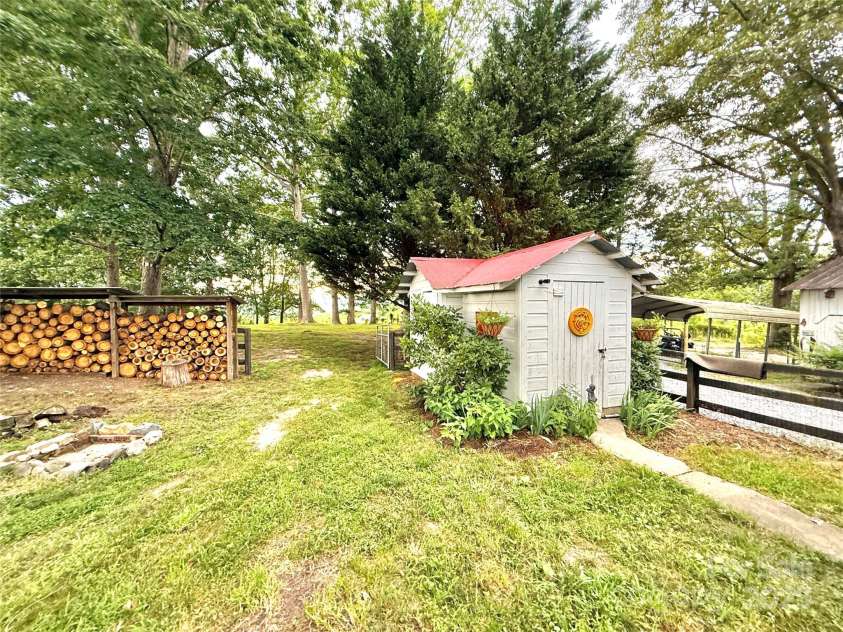 5188 Dysartsville Road, Morganton, NC 28655.  MLS# CAR4270470, YatesRealty ID 25587. Old well house, cute and functional for storage. While this well could be restored, a new well has been installed on the property elsewhere.