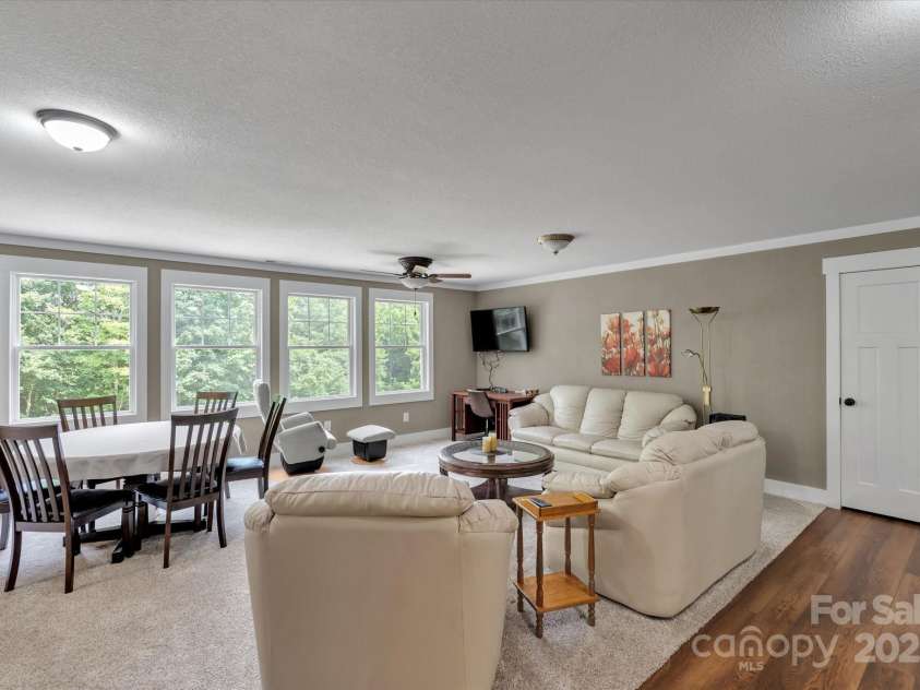 232 Sanctuary Way, Marshall, NC 28753.  MLS# CAR4151690, YatesRealty ID 2559. Alternate view of 2nd level living area