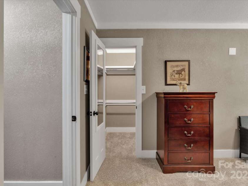 232 Sanctuary Way, Marshall, NC 28753.  MLS# CAR4151690, YatesRealty ID 2559. Walk in closet off bonus room