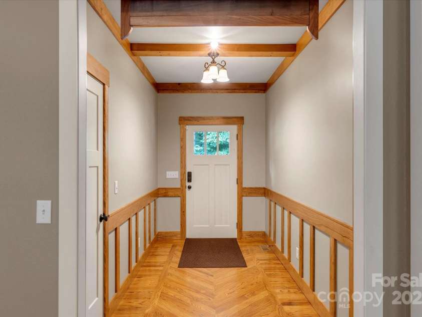 232 Sanctuary Way, Marshall, NC 28753.  MLS# CAR4151690, YatesRealty ID 2559. Welcoming entry with custom woodwork