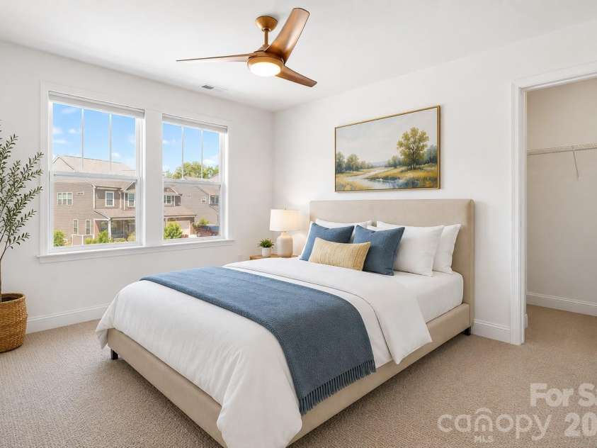705 Landau Road, Waxhaw, NC 28173.  MLS# CAR4378429, YatesRealty ID 25591. Secondary Bedroom 1 virtually staged