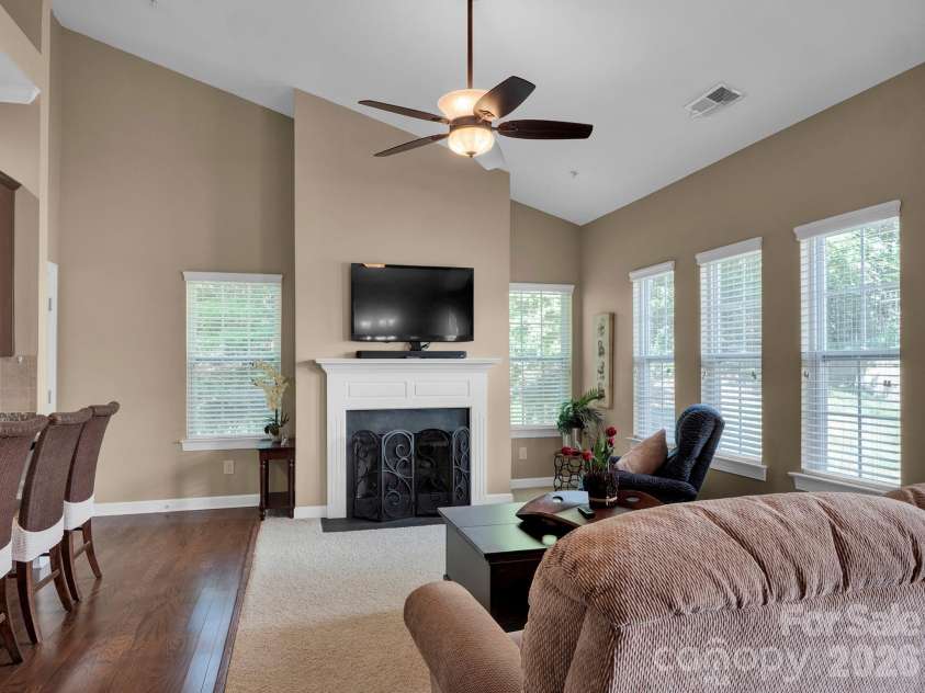 14726 Inter Milan Way, Charlotte, NC 28277.  MLS# CAR4373685, YatesRealty ID 25597. Peaceful setting by the fireplace