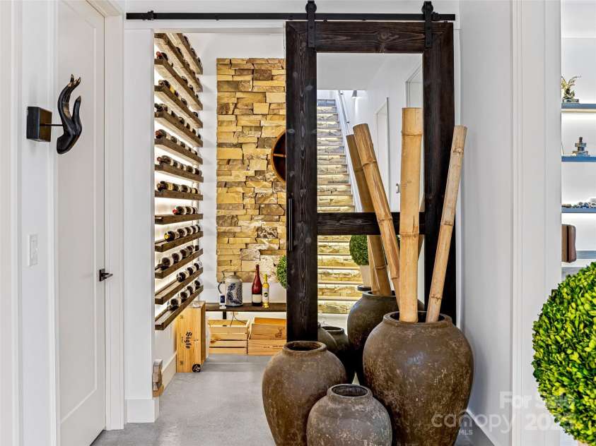 11 Bayonne Trail, Asheville, NC 28804.  MLS# CAR4250937, YatesRealty ID 256. Wine gallery