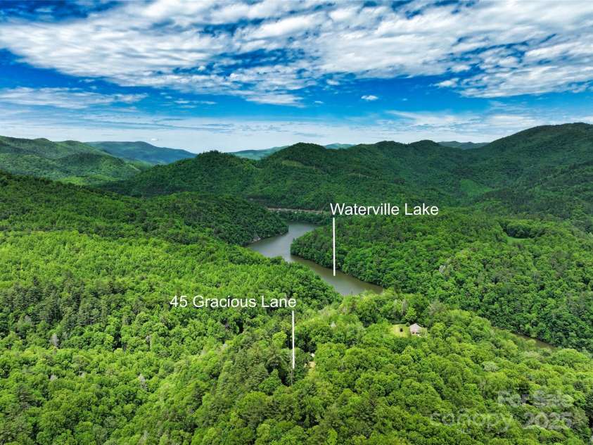 45 Gracious Lane, Waynesville, NC 28785.  MLS# CAR4255270, YatesRealty ID 25600. Welcome to 45 Gracious Lane. Just a quick walk to the peace and serenity of Waterville Lake