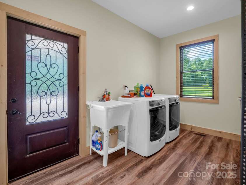 3540 Fork Creek Road, Saluda, NC 28773.  MLS# CAR4294391, YatesRealty ID 25602. A wonderful laundry room! (*A third entrance aka ingress/egress)