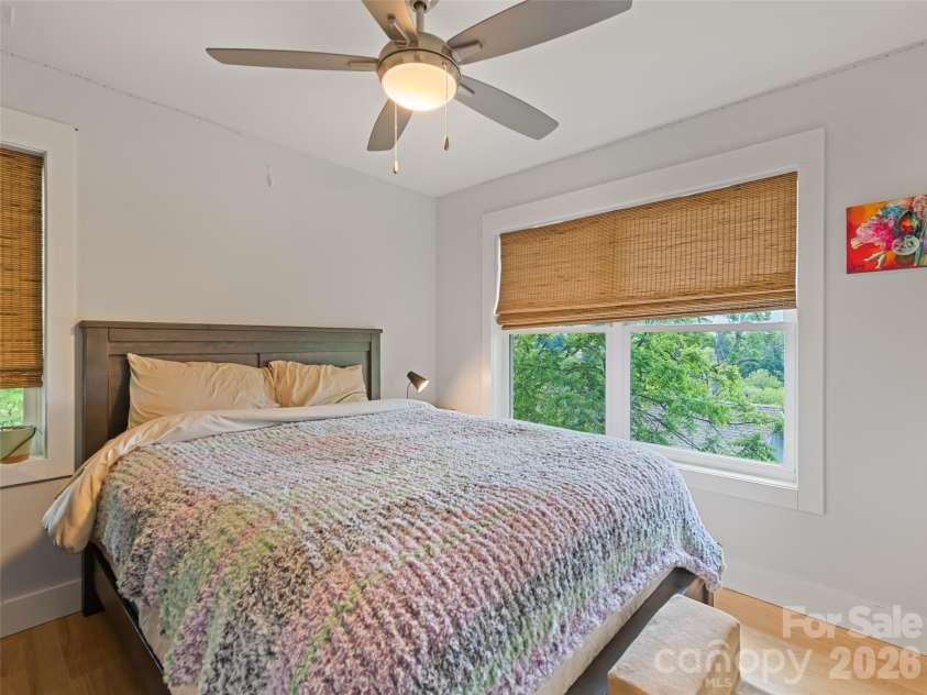 221 Northside Street, Canton, NC 28716.  MLS# CAR4378671, YatesRealty ID 25609. Second bedroom with long-range views