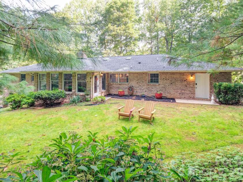 3 Sunningdale Drive, Flat Rock, NC 28731.  MLS# CAR4371560, YatesRealty ID 25611. Backyard