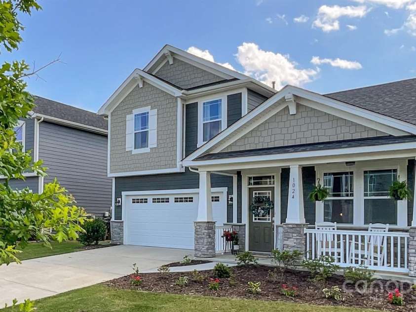 1024 Laggan Lane, Indian Trail, NC 28079.  MLS# CAR4278403, YatesRealty ID 25612. 