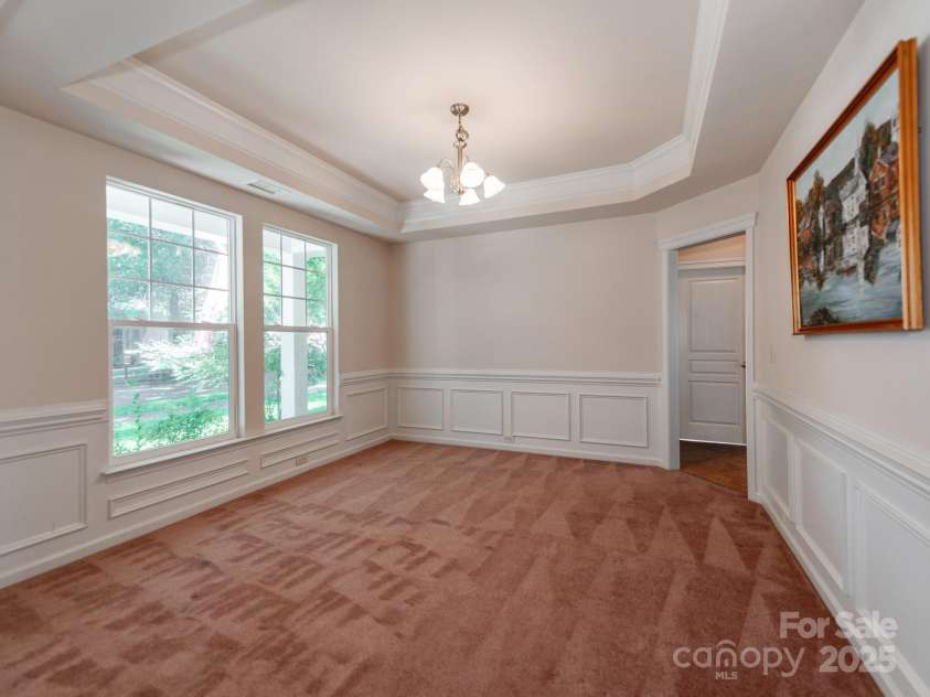 15001 Rosemary Way Drive, Huntersville, NC 28078.  MLS# CAR4260853, YatesRealty ID 25624. Formal Dining Room