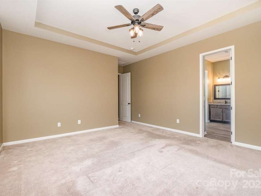 3105 Bonterra Boulevard, Indian Trail, NC 28079.  MLS# CAR4259704, YatesRealty ID 25628. Trey ceiling