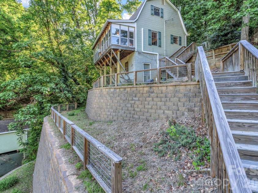 159 Anglers Way, Lake Lure, NC 28746.  MLS# CAR4383507, YatesRealty ID 25630. ACE Engineered Retaining Wall