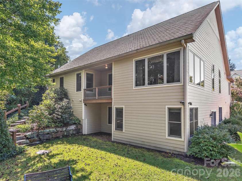 54 Deep Valley Lane, Hendersonville, NC 28791.  MLS# CAR4304196, YatesRealty ID 2564. Back Exterior