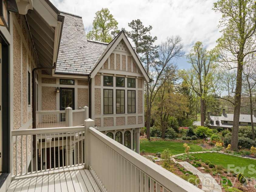 8 Fairway Place, Asheville, NC 28803.  MLS# CAR4245541, YatesRealty ID 2564. Balcony off third bedroom.