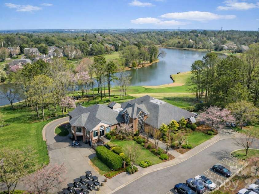 8348 Highland Glen Drive, Charlotte, NC 28269.  MLS# CAR4355382, YatesRealty ID 25649. Trees & grass have been enhanced to depict spring.