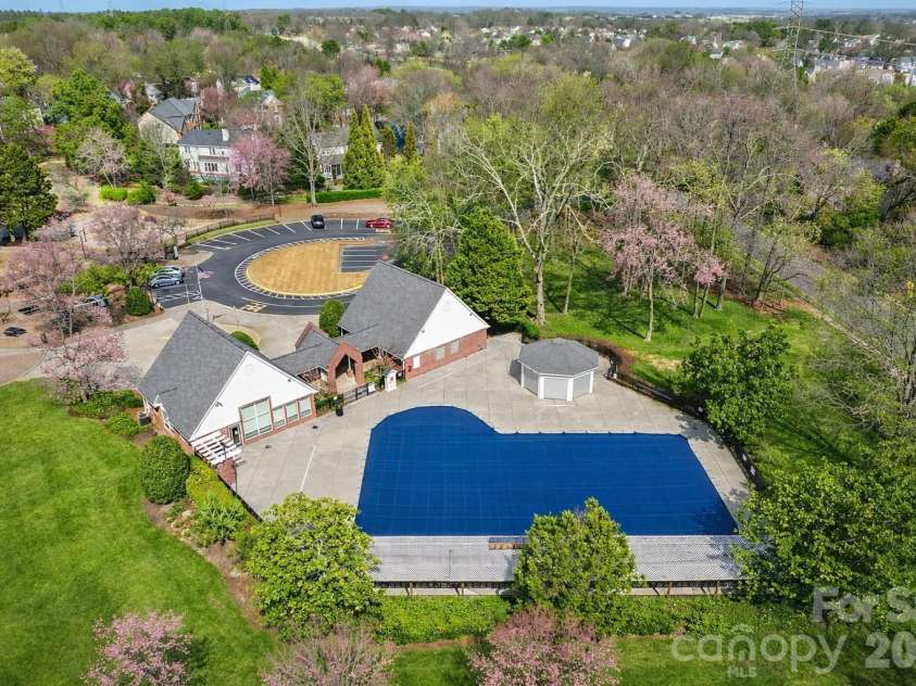 8348 Highland Glen Drive, Charlotte, NC 28269.  MLS# CAR4355382, YatesRealty ID 25649. Trees & grass have been enhanced to depict spring.