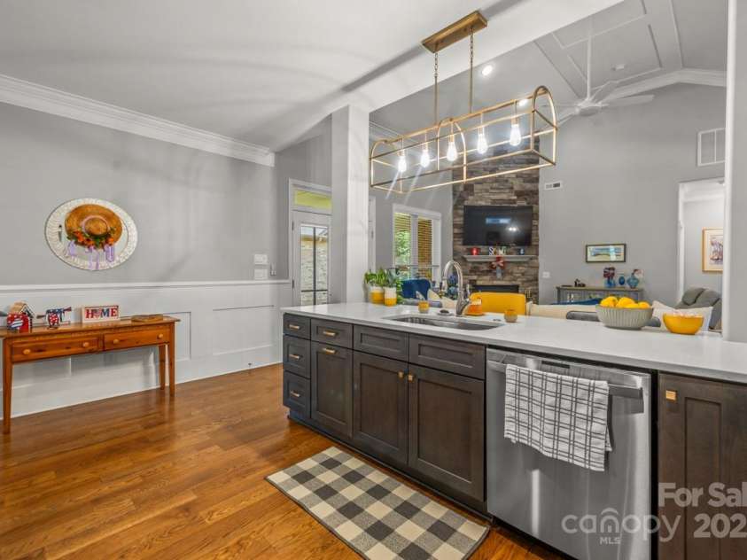 1150 Golden Hill Lane, Denver, NC 28037.  MLS# CAR4278089, YatesRealty ID 25650. Wide plank wood flooring extends through the main living areas and in the bedrooms