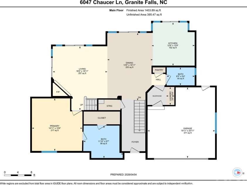 6047 Chaucer Lane, Granite Falls, NC 28630.  MLS# CAR4365756, YatesRealty ID 25651. 