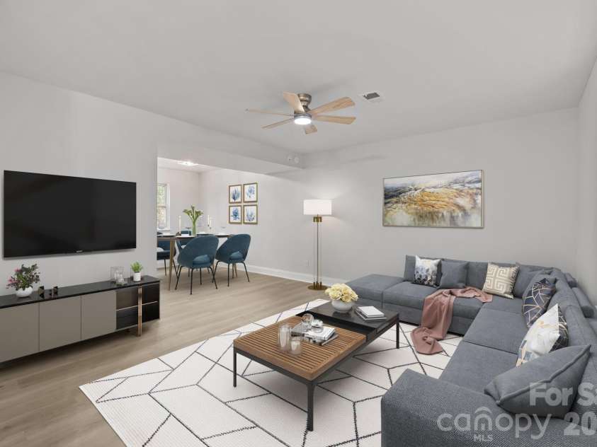 5716 Cassio Court, Charlotte, NC 28227.  MLS# CAR4349332, YatesRealty ID 25657. Virtual staging